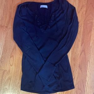 Abercrombie and Fitch cris cross long sleeve